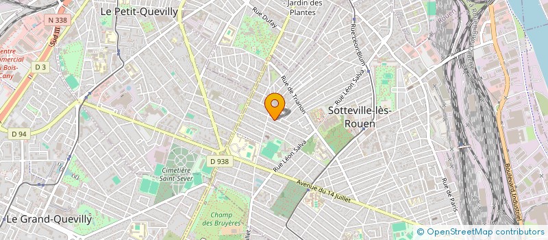 localisation de l'entreprise SCI IMMOBOJO  SOTTEVILLE-LES-ROUEN