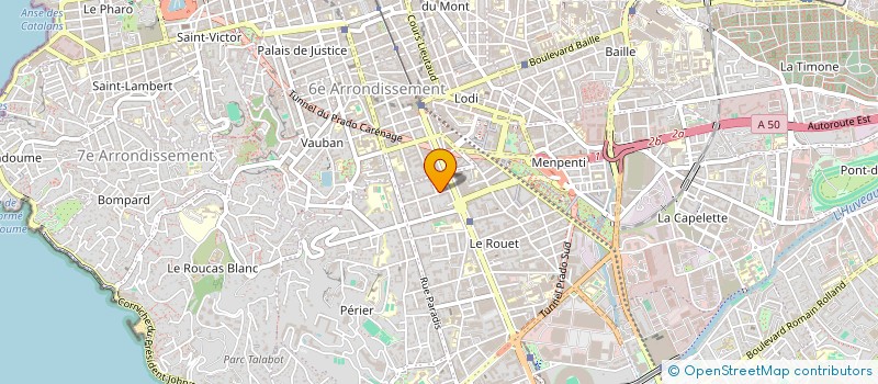 localisation de l'entreprise SCI IMMOBORDES à MARSEILLE