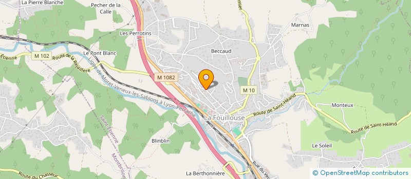 localisation de l'entreprise SCI IMMOBORMES  LA FOUILLOUSE