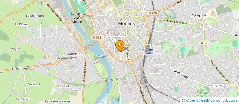localisation de l'entreprise SCI IMMOBOURBON à MOULINS
