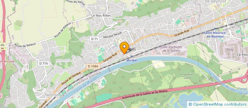 localisation de l'entreprise SCI IMMOBOYER à MIRIBEL