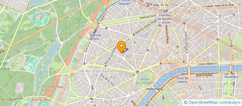 localisation de l'entreprise SCI IMMOBRANCION à NEUILLY-SUR-SEINE