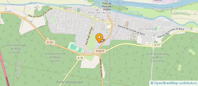 localisation de l'entreprise SCI IMMOBUIS  PONT-DE-L'ARCHE