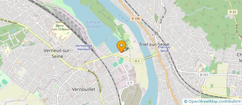 localisation de l'entreprise SCI IMMOCA  VERNOUILLET