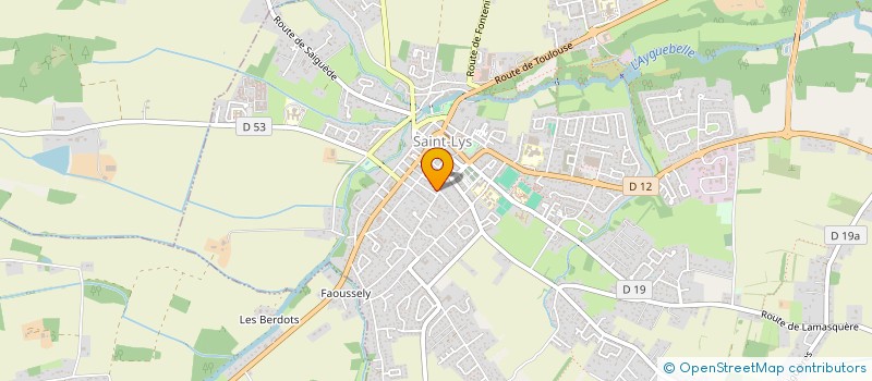 localisation de l'entreprise SCI IMMOCAB 31  SAINT-LYS