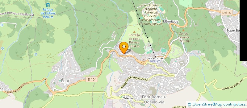 localisation de l'entreprise SCI IMMOCADE  FONT-ROMEU-ODEILLO-VIA