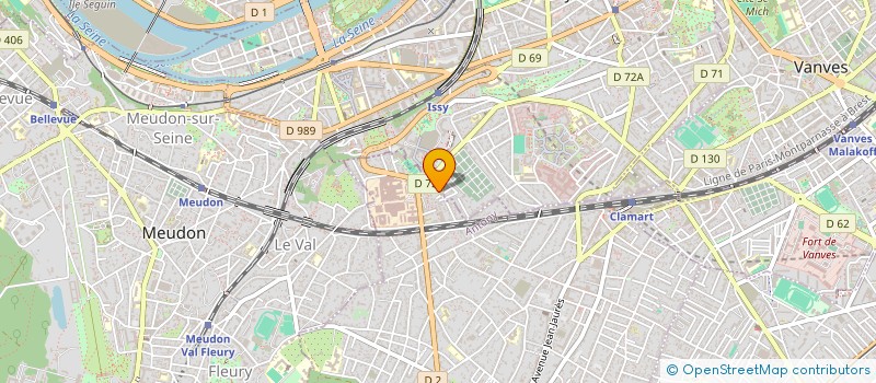 localisation de l'entreprise SCI IMMOCALDER  CLAMART