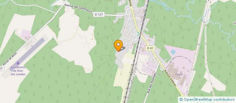 localisation de l'entreprise SCI IMMOCARO  RION-DES-LANDES