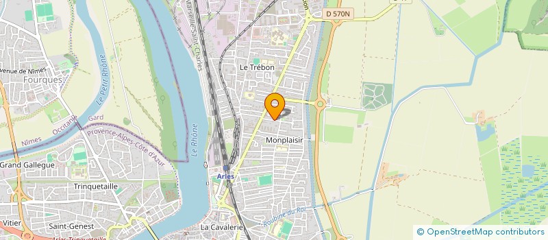 localisation de l'entreprise SCI IMMOCAT GARDIAN à ARLES