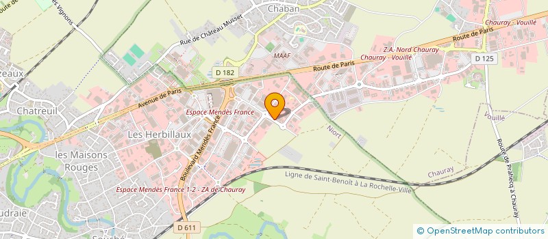 localisation de l'entreprise SCI IMMOCEAN  NIORT