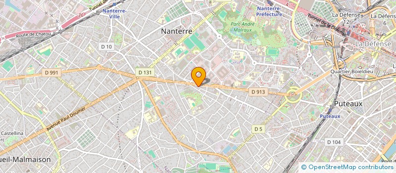 localisation de l'entreprise SCI IMMOCEDRE  NANTERRE
