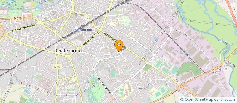 localisation de l'entreprise SCI IMMOCENTRE à CHATEAUROUX