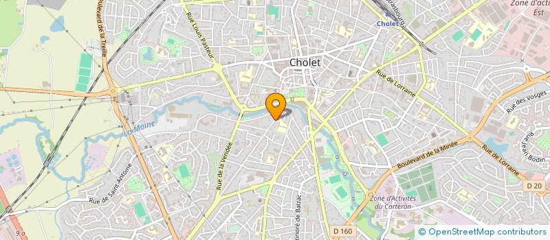 localisation de l'entreprise SCI IMMOCETIE à CHOLET