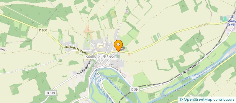 localisation de l'entreprise SCI IMMOCLARENCE  CHATEL-CENSOIR