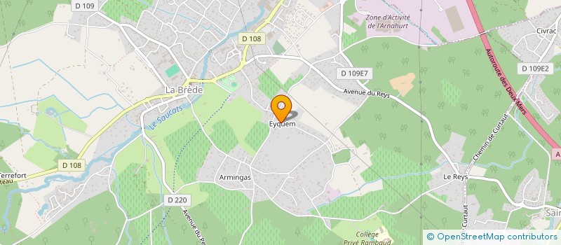 localisation de l'entreprise SCI IMMOCOM  LA BREDE