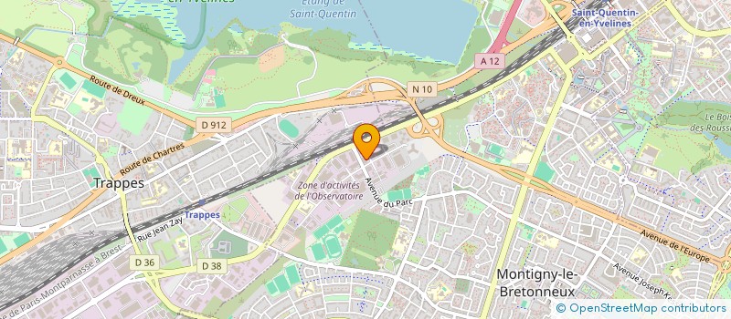 localisation de l'entreprise SCI IMMOCOM  MONTIGNY-LE-BRETONNEUX