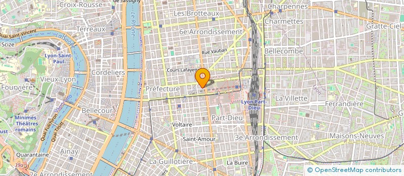 localisation de l'entreprise SCI IMMOCORTISLW1  LYON