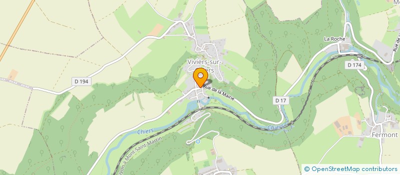 localisation de l'entreprise SCI IMMOCOUTERET  VIVIERS-SUR-CHIERS