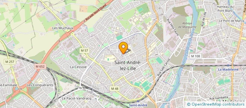 localisation de l'entreprise SCI IMMOCR  SAINT-ANDRE-LEZ-LILLE