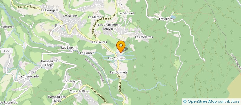 localisation de l'entreprise SCI IMMOCYR-INVEST à REVEL