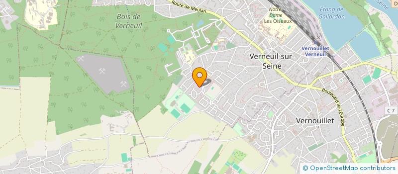 localisation de l'entreprise SCI IMMODANYV  VERNEUIL-SUR-SEINE