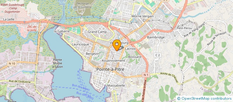 localisation de l'entreprise SCI IMMODE 8 à LES ABYMES