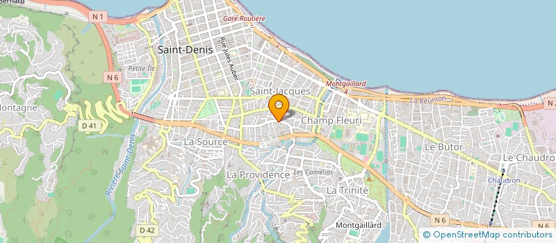 localisation de l'entreprise SCI IMMODEBAT à SAINT-DENIS