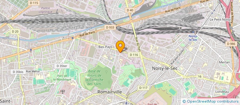 localisation de l'entreprise SCI IMMODEC  ROMAINVILLE