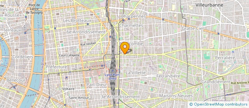 localisation de l'entreprise SCI IMMODEC  LYON