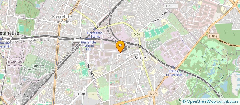 localisation de l'entreprise SCI IMMODEC à STAINS