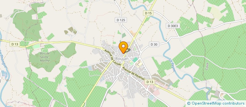 localisation de l'entreprise SCI IMMODEP  ROUJAN