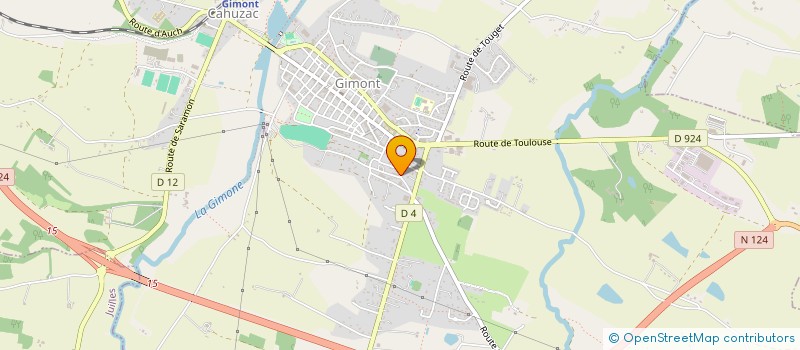 localisation de l'entreprise SCI IMMODES  GIMONT