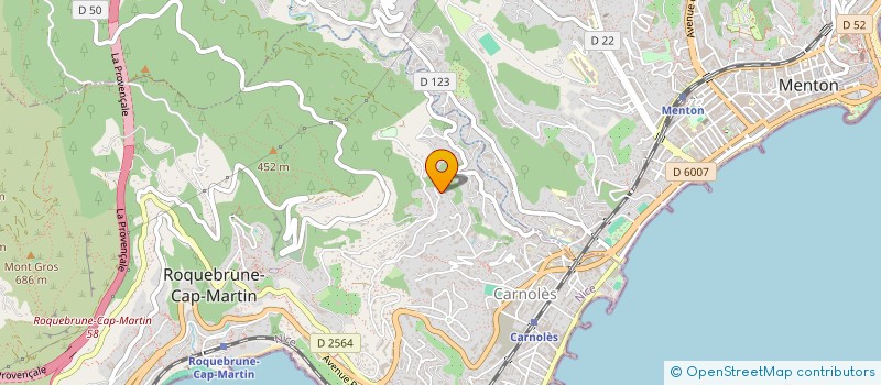 localisation de l'entreprise SCI IMMODIC à ROQUEBRUNE-CAP-MARTIN