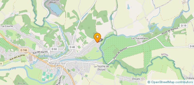 localisation de l'entreprise SCI IMMODOM  MAREUIL-SUR-LAY-DISSAIS