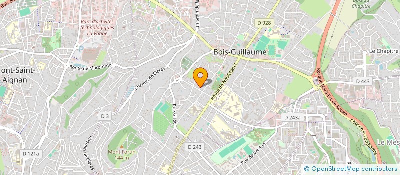 localisation de l'entreprise SCI IMMODU 2 à BOIS-GUILLAUME