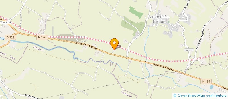 localisation de l'entreprise SCI IMMODUL  CAMBON-LES-LAVAUR