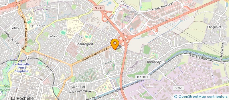 localisation de l'entreprise SCI IMMODUROC  LA ROCHELLE