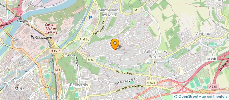 localisation de l'entreprise SCI IMMOFA à SAINT-JULIEN-LES-METZ