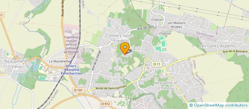 localisation de l'entreprise SCI IMMOFEES  VILLIERS-SAINT-FREDERIC