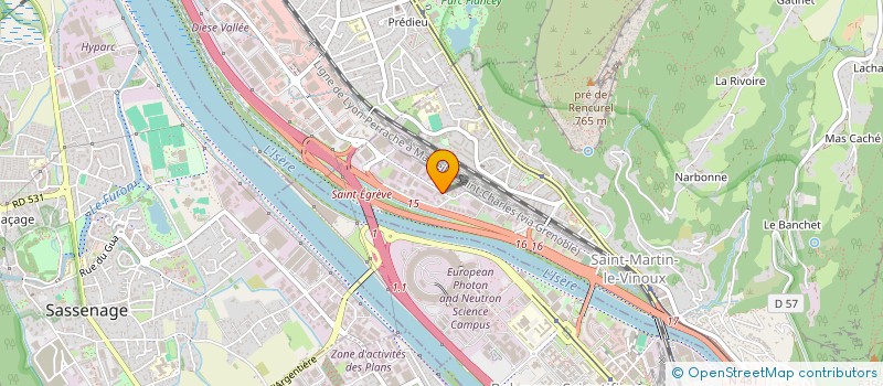 localisation de l'entreprise SCI IMMOFFICE  SAINT-MARTIN-LE-VINOUX