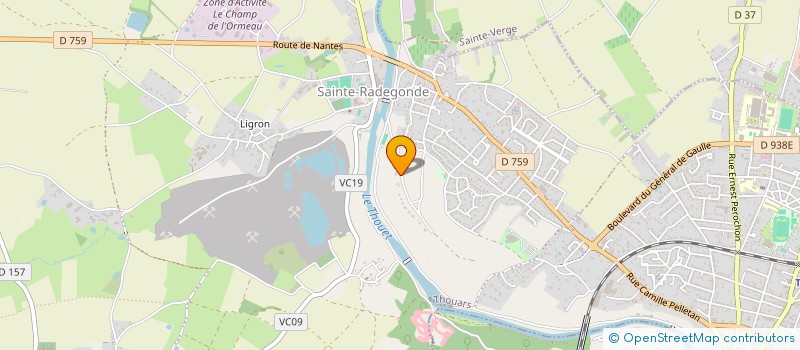 localisation de l'entreprise SCI IMMOFIAD 1  THOUARS