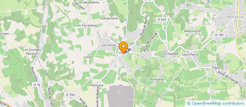 localisation de l'entreprise SCI IMMOFLEURIEUX  CHARNAY