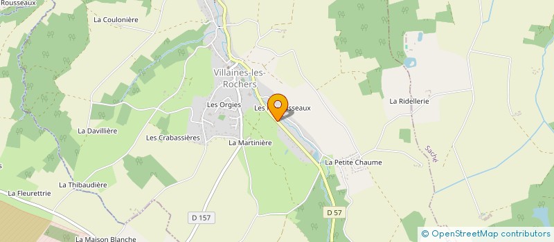 localisation de l'entreprise SCI IMMOFLO  VILLAINES-LES-ROCHERS