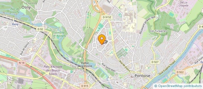 localisation de l'entreprise SCI IMMOFORM PONTOISE  PONTOISE