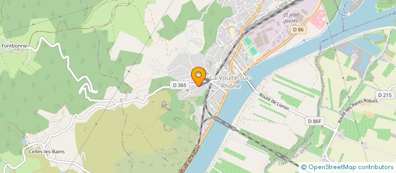 localisation de l'entreprise SCI IMMOFRANCE  BEAUCHASTEL
