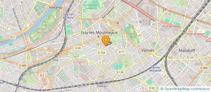 localisation de l'entreprise SCI IMMOFYS à ISSY-LES-MOULINEAUX
