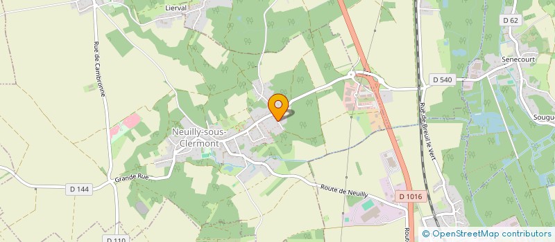 localisation de l'entreprise SCI IMMOGENE II  NEUILLY-SOUS-CLERMONT