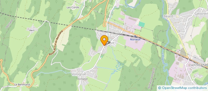 localisation de l'entreprise SCI IMMOGEX1  NURIEUX-VOLOGNAT