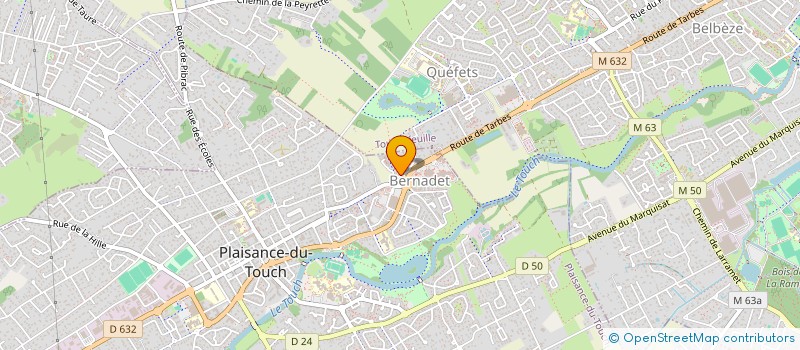 localisation de l'entreprise SCI IMMOGRIMM  PLAISANCE-DU-TOUCH