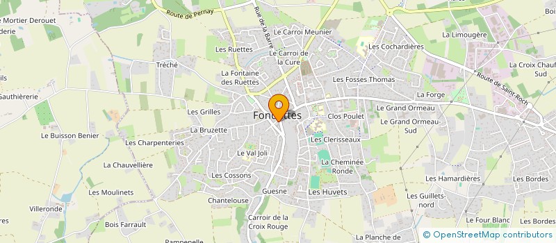 localisation de l'entreprise SCI IMMOGUEN à FONDETTES